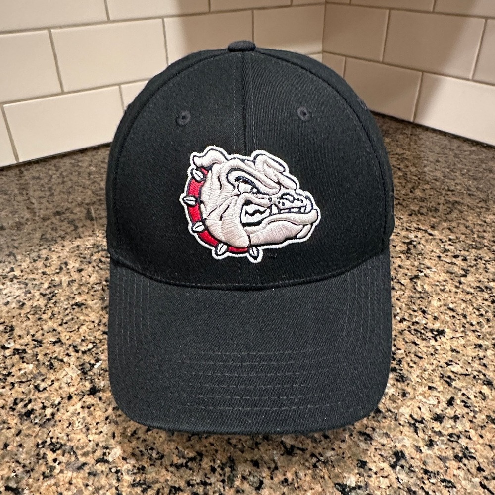 Gonzaga Bulldogs Top of the World Baseball Cap Stretch Fit Black Hat